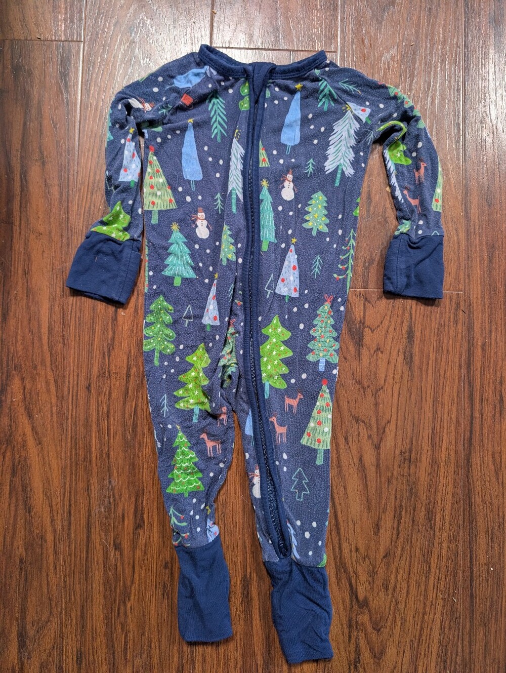 Little Sleepies Merry and Bright Zippie 3-6 Month
